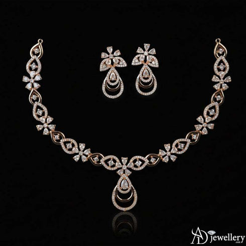 Royal Petal Grace Necklace Set