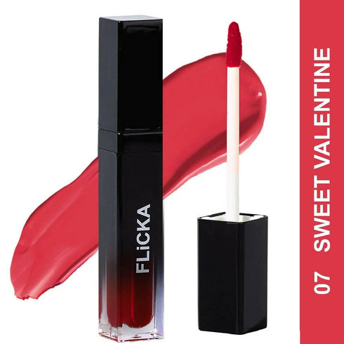 FLiCKA Set and Attack Liquid Matte Lipstick 07 Sweet Valentine | Pink