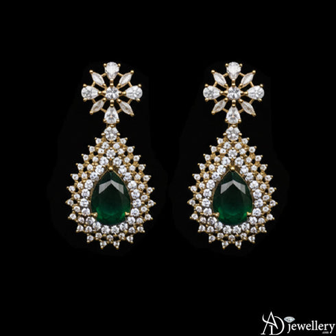 Imperial Evergreen Drop Necklace Set