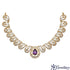 Ruby Petal Necklace Set