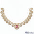 Ruby Petal Necklace Set
