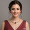 Ruby Red Necklace Set