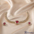 Ruby Red Necklace Set