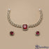 Ruby Red Necklace Set