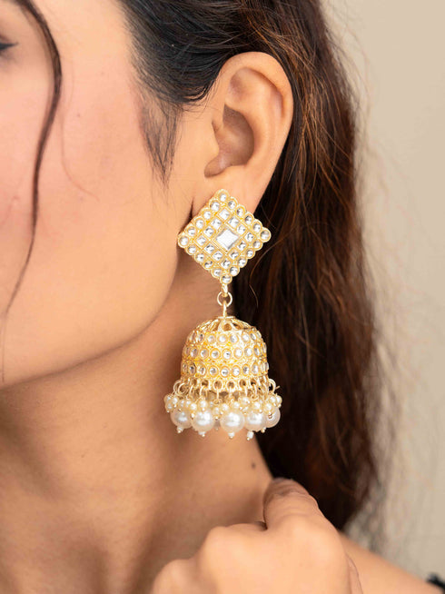 Zeraki Jewels Rukmini Jhumkas