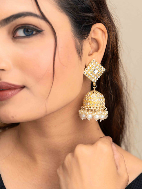Zeraki Jewels Rukmini Jhumkas