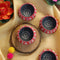 Rupam Handpainted Terracotta Diya (Set Of 4)
