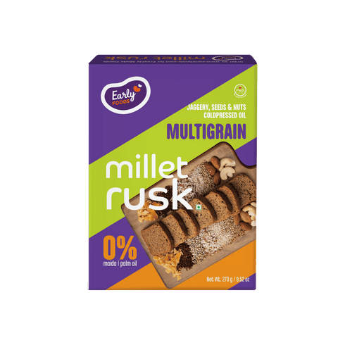 Early Foods Multigrain Millet Rusk
