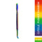 Shills Professional Rainbow Cuticle Pusher S-505