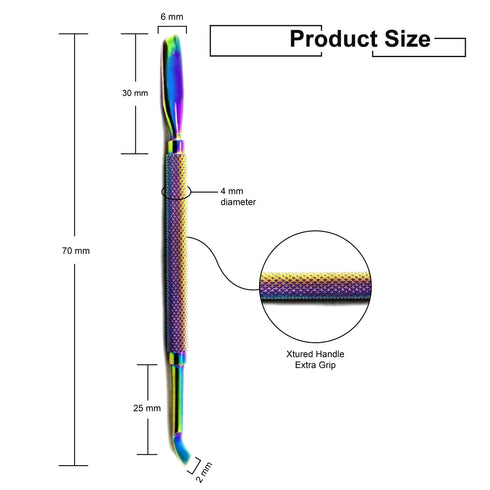 Shills Professional Rainbow Cuticle Pusher S-505