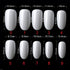 Shills Professional PKT 500pcs Short Oval Shape Nail Tips Natural