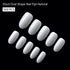 Shills Professional PKT 500pcs Short Oval Shape Nail Tips Natural