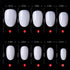 Shills Professional PKT 500pcs Short Round Shape Nail Tips Natural