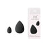 Boujee Beauty 2Pcs Black Makeup Sponge Set