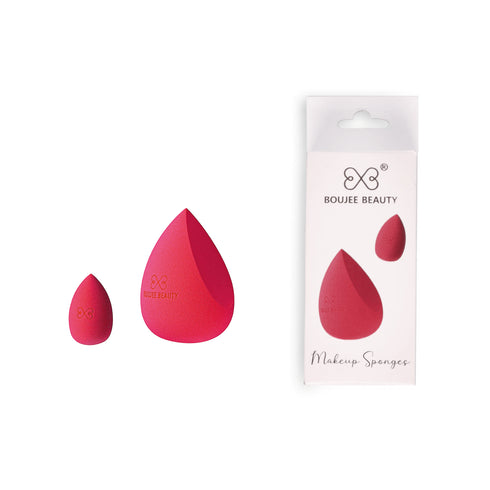 Boujee Beauty 2Pcs Pink Makeup Sponge Set