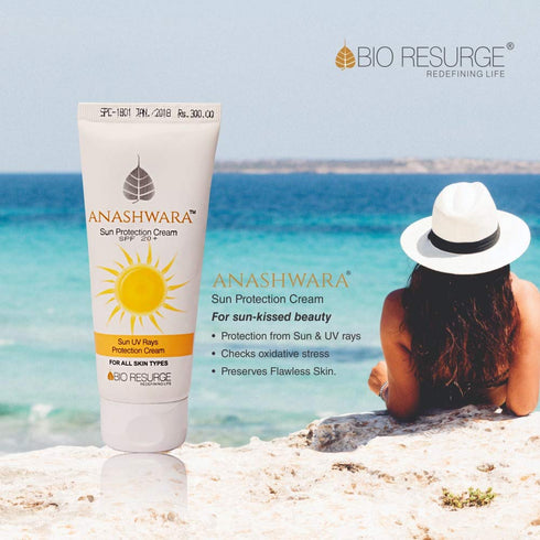 BIO RESURGE LIFE Anashwara Sun Protection Cream for All Skin Types Sunscreen
