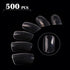 Shills Professional PKT 500pcs Short Full Cover Nail Tips Clear