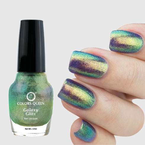 Colors Queen Galaxy Glitz Nail Paint | 17ml