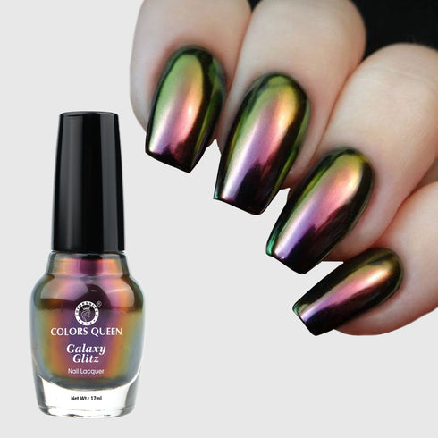 Colors Queen Galaxy Glitz Nail Paint | 17ml