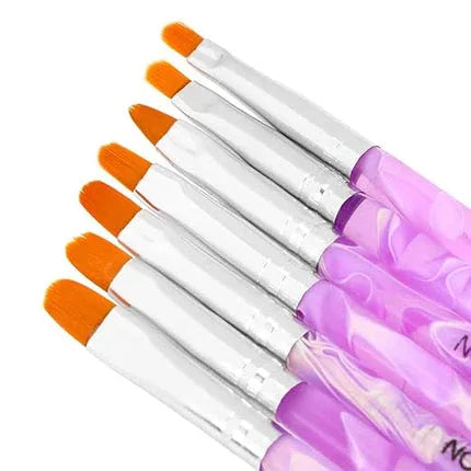 Shills Professional Gel Brush Set prpl 7Pcs
