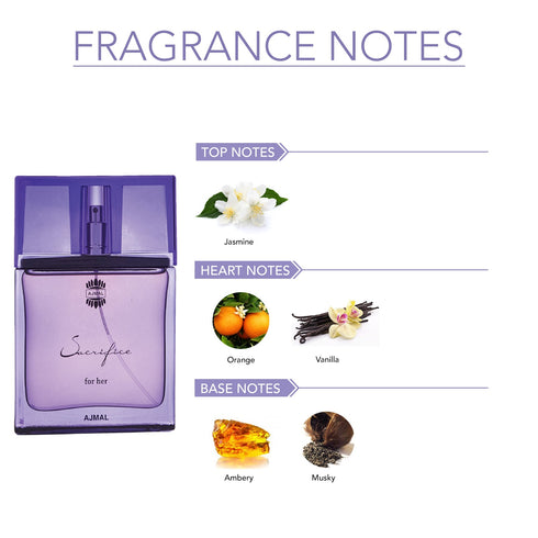 Ajmal Perfumes India Sacrifice For Her Perfume for Women