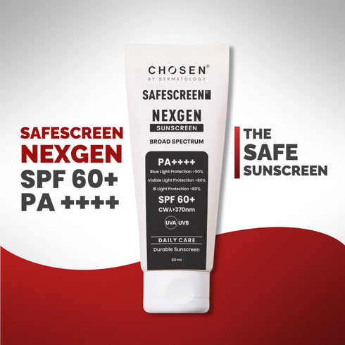 Chosen SAFESCREEN NEXGEN SPF 60 Sunscreen