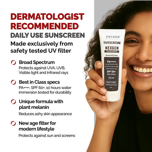Chosen SAFESCREEN NEXGEN SPF 60 Sunscreen