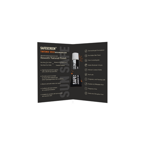 Chosen SAFESCREEN TINTENSE Gold Mini Pack 1 5ml Redeem for 150 Zola Points