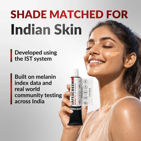Chosen SAFESCREEN TINTENSE T2 Buff Tinted Sunscreen Lotion PA SPF 30
