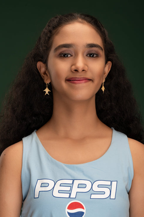 Bamboo India Fish Earrings
