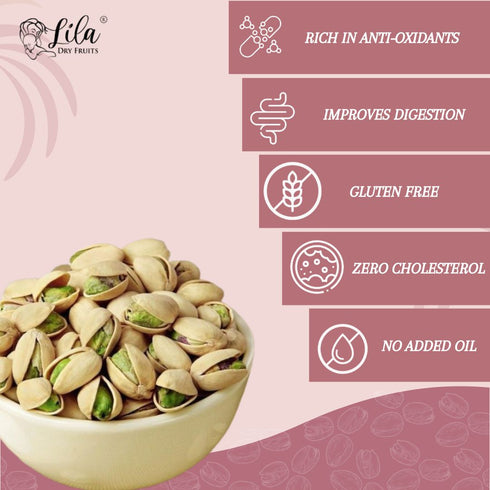 Lila Dry Fruits Salted Pistachios