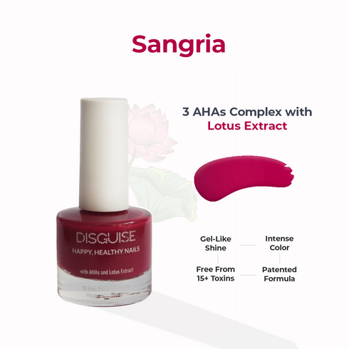 Disguise Happy Healthy Nail Polish Sangria 104