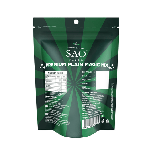 SAO Foods Unsalted Roasted Mixed Nuts