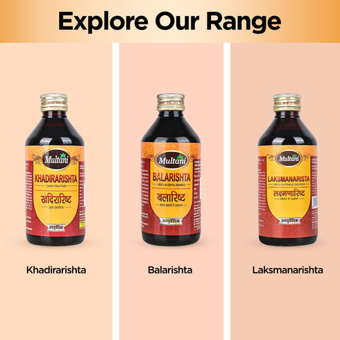 Multani Pharmaceuticals Limited Multani Ayurvedic Saraswatarishta Syrup Increase Concentration Power & Memory