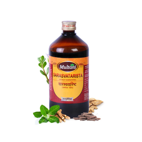 Multani Pharmaceuticals Limited Multani Ayurvedic Saraswatarishta Syrup Increase Concentration Power & Memory
