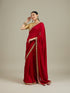 Mohey Splendid Dark Red Saree