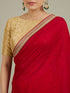 Mohey Splendid Dark Red Saree
