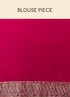 Mohey Dark Pink Zari Embroidered Bridal Saree