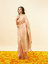 Mohey Coral Pink Buta Motif Saree