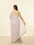Mohey Carnation Pink Sequin Work Saree