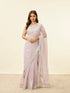 Mohey Carnation Pink Sequin Work Saree