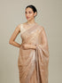 Mohey Beige Saree with Mirror Work