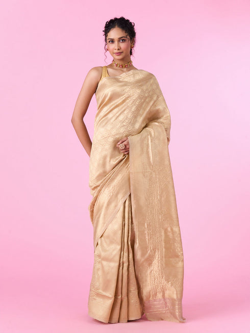 Mohey Beige Harmony Saree