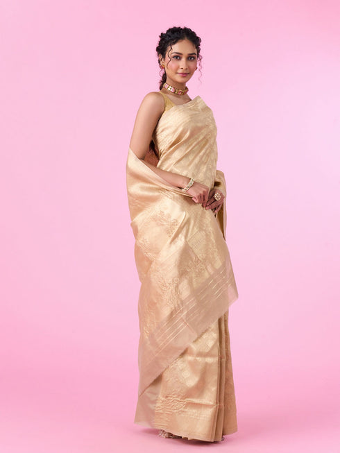 Mohey Beige Harmony Saree