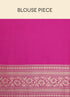 Mohey Dark Pink Zari Weaved Saree