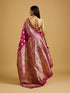 Mohey Elegant Wine Saree