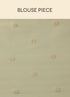 Mohey Pistachio Green Saree with Floral Vine Patterned Borders
