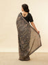 Mohey Midnight Blue Paisley Embroidered Sequined Saree