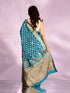 Mohey Elegant Cerulean Blue Tradition Saree