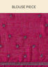 Mohey Rouge Red Stone Work Saree with Floral Patterns